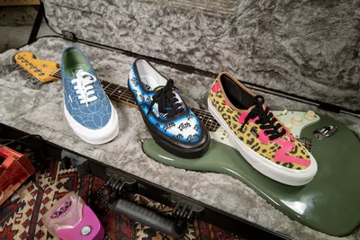 Custom Painted Tropical Slip On Vans – B Street Shoes