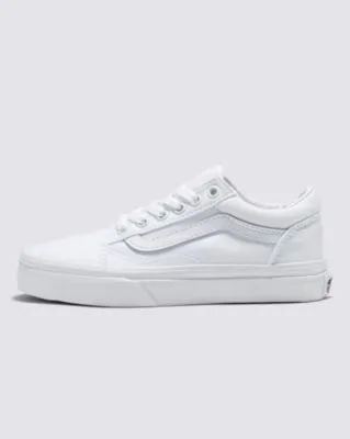 Vans | Kids Old Skool True White/True White Shoes