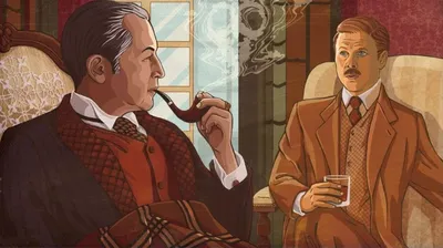 Шерлок холмс и доктор ватсон ливанов арт - фото и картинки abrakadabra.fun