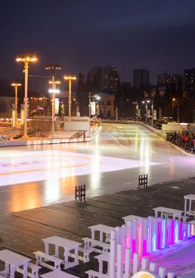 Ice rink Каток ВДНХ | Moscow news, Lights, Newyear