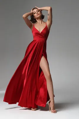 Купить вечернее платье 709_red красного цвета по цене 35000 руб. в Москве в  интернет-магазине Принцесса