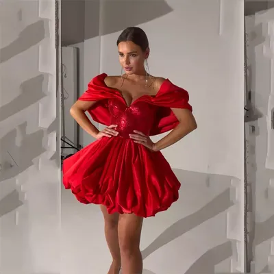 Вечернее платье красное Ребера купить в Санкт-Петербурге