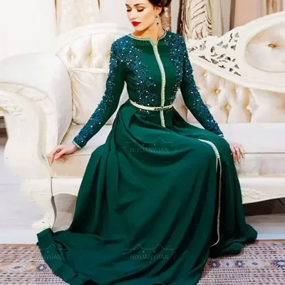 2023 мусульманские Вечерние платья для женщин, кружевное платье с  аппликацией для выпускного вечера, платье с длинным рукавом для официальной  вечеринки, abendkleider | AliExpress