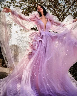 Роскошные вечерние платья от кутюр Sara Mrad Haute Couture 2022