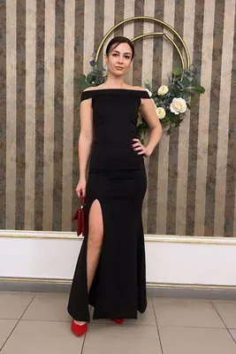 Вечернее платье артикул 150210 цвет черный👗 напрокат 2 900 ₽ ⭐ купить 11  800 ₽ в Пензе