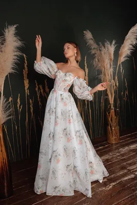 Свадебное платье из расшитого кружева | Anna Skoblikova - Свадебные платья  - Вечерние Платья