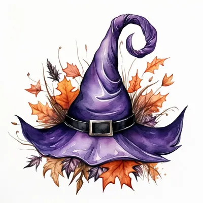 Красивая ведьма в шляпе, в полный …» — создано в Шедевруме