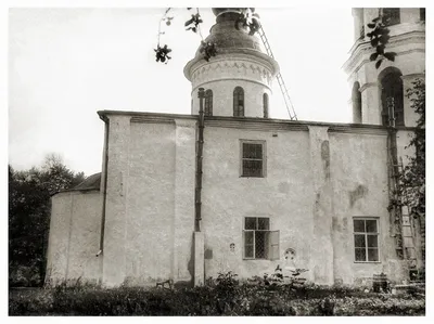 Великий Новгород (Великий Новгород, город). Церковь Флора и Лавра на  Людогощей улице, фотография. архивная фотография Фото до 1917 г.