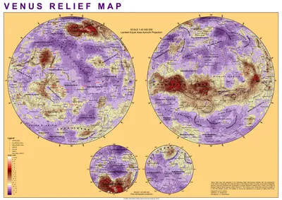 VENERA-D: Карта поверхности Венеры