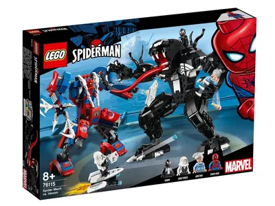 Купить 76115 Lego Super Heroes Человек-паук против Венома, Лего Супергерои  Marvel в Алматы от компании \