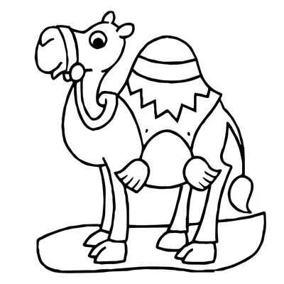 How to draw a camel / coloring Camel TOY for children / Coloring for Kids -  YouTube