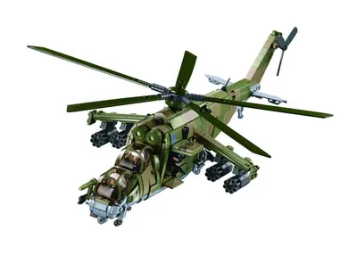 Ми-24П \"Крокодил\" ударный вертолет ― 72-35.ru - сборные модели | 1/48  zv4812 Звезда