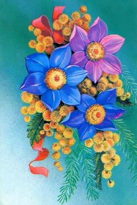 Весенние цветы - Скачайте на Davno.ru