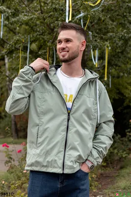 Ультралегкая мембранная куртка-ветровка, цвет антрацит купить в Москве
