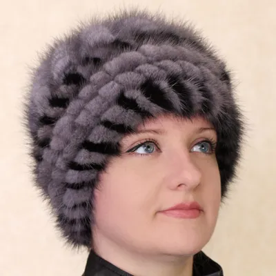 Женская вязаная норковая шапка Веер (ID#343451235), цена: 1950 ₴, купить на  Prom.ua