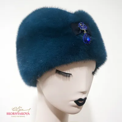 Меховая женская норковая шапка цветная 008 (миссони) Р79000018 норка  крашеная - купить в Москве по выгодной цене