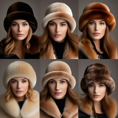 Купить Норковые шапки Элегантные женские шапки Шапки из цельного норкового  меха Шапки из натурального меха Зимние теплые шапки | Joom