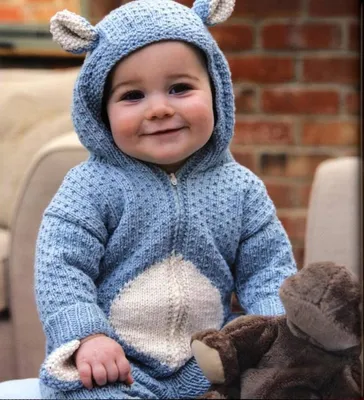 Купить Вязаный комбинезон с медвежьими ушками для новорожденных мальчиков и  девочек, шерстяной свитер с капюшоном, комбинезон, наряды | Joom