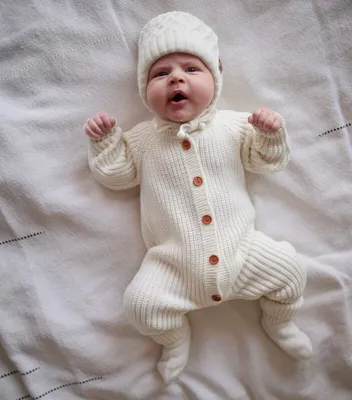 Купить вязаные комбинезоны для новорожденных оптом от производителя -  Luxury Baby Opt