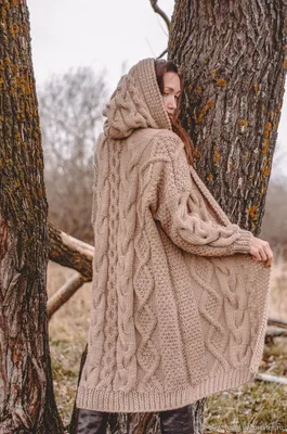 Вязаное пальто для женщин - купить в интернет-магазине одежды Shapar
