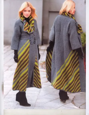 Купить Пальто с накидкой-шалью, осенне-зимнее женское вязаное пальто с  капюшоном в стиле ретро с большим меховым воротником | Joom