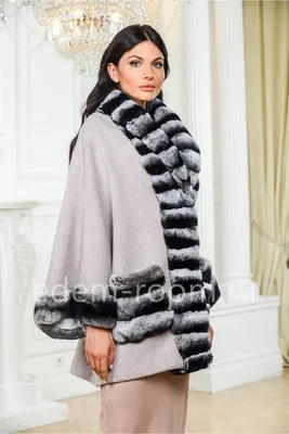 Вязаное пальто с рельефными переплетениями - Lilia Vignan