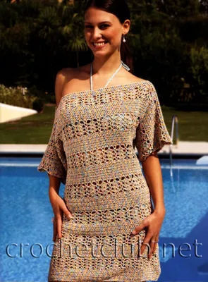 Пляжное платье - Вязание Крючком. Блог Настика