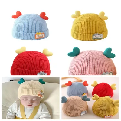 Детская вязаная шапка с героями мультфильмов, однотонные детские вязаные  шапки в корейском стиле, детская шапочка для девочек – лучшие товары в  онлайн-магазине Джум Гик