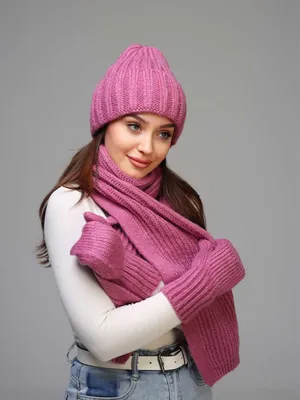 Шапка женская, вязаная, зимняя, шапки для девушек - купить в Москве, цены  на Мегамаркет