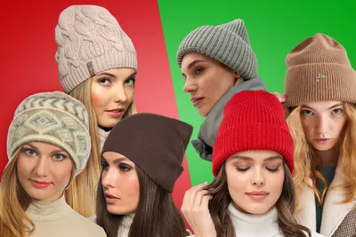 Купить Новая женская осенне-зимняя шапка для мамы среднего возраста,  толстая теплая вязаная шапка для женщин, элегантная шерстяная панама | Joom
