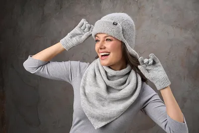 Интернет - магазин LEKS7KM: купить шапку стильную женскую вязаную