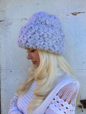 мохеровая шапка IrinaSha, шапка крючком, вязаная шапка, зимняя шапка |  Crochet knit hat, Knitted hats, Free crochet