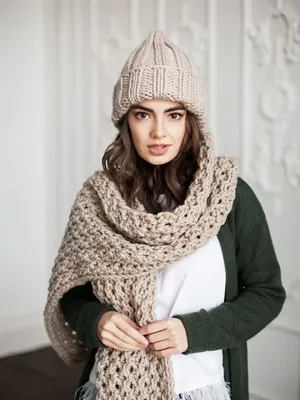 Шапка крупной вязки Flavour knit ACCESSORIES 9956788 купить в  интернет-магазине Wildberries