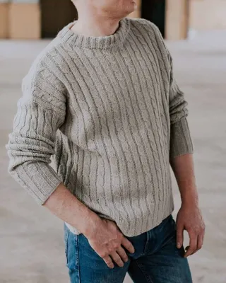 Вязание свитера тройной косой, схема узора