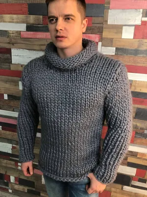 Мужской свитер из толстой пряжи - купить в интернет-магазине одежды Shapar