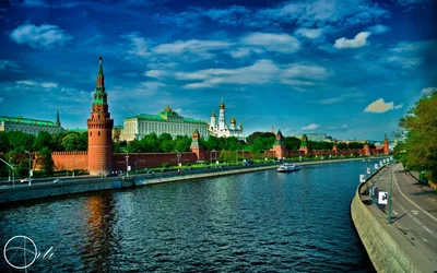 Красивые виды на кремль и Москва -реку - обои на рабочий стол