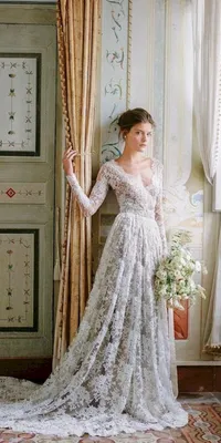 Винтажное свадебное платье со шлейфом в стиле laura ashley: цена 3500 грн -  купить Свадебная одежда на ИЗИ | Подольск