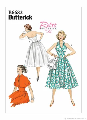 Inspiration de costume Вдохновение платья: Выкройка платья 1960 х годов --  1960 s dress pattern