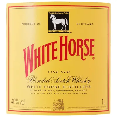 Vintage Bottle - White Horse Distillers Fine Old Scotch Whisky White Horse  0,75 lt. - COD. 5385 - Enoteca Bevi Bene