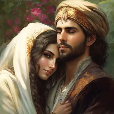 Примеры великой любви. Нейросеть нарисовала влюбленные пары из знаменитых  персидских эпосов - Сегодя