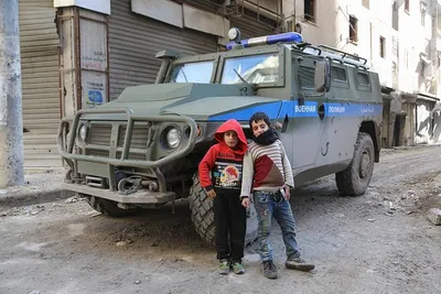 ГАЗ 233014 \"Тигр\" военной полиции в Сирии — Каропка.ру — стендовые модели,  военная миниатюра