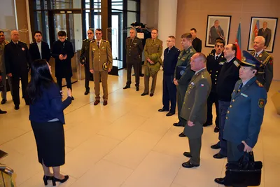 Военные атташе посетили Университет АДА-ФОТО