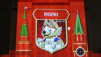 25 рублей 2018 ММД «Волк-забивака (талисман). Чемпионат мира по футболу  FIFA 2018 в России (в специальном исполнении). В блистере 2018 ММД».  Россия. Лот №1764. Аукцион №251. – ANUMIS