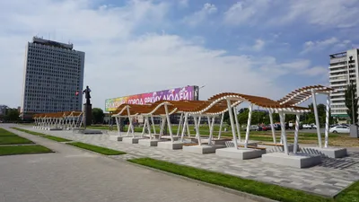 Волжский | В парке «Волжский» обустроили новое общественное пространство с  фонтаном и декоративными элементами - БезФормата