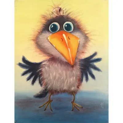 Купить картину Я ворона в Москве от художника Сафонова Альбина
