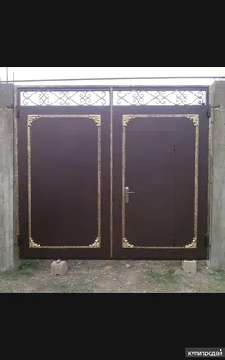 Простые и кованые ворота в Махачкале