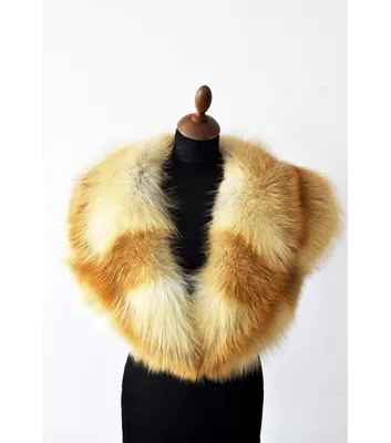 Воротник из лисы | furlando - leather and fur.