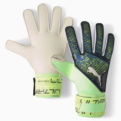 Вратарские перчатки ULTRA Grip 2 RC Goalkeeper Gloves | Цвет: Желтый |  Fizzy Light-Parisian Night | Puma | Арт: 041814_01