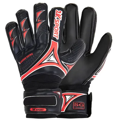 Вратарские перчатки Kelme Goalkeeper Gloves Specially for artificial grass  черные 9876403-000 цвет черный купить в Москве, цена