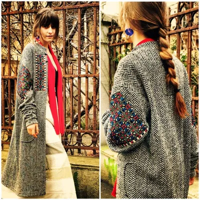 Пальто с вышивкой от ETRO за 57 040 рублей со скидкой 60% (цвет: бежевый,  артикул: 14822/7244/вышивка Бежевый) - купить в интернет-магазине VipAvenue